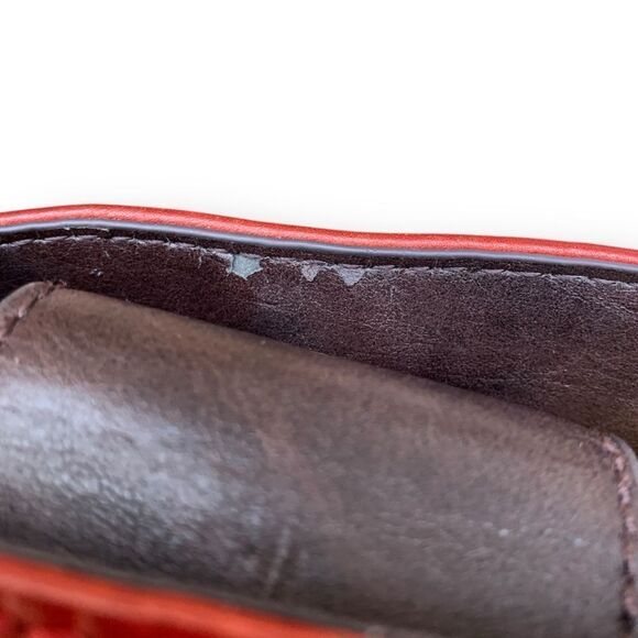 Tignanello Two Tone Satchel Purse Handbag Shoulder Bag Faux Leather - Picture 6 of 16